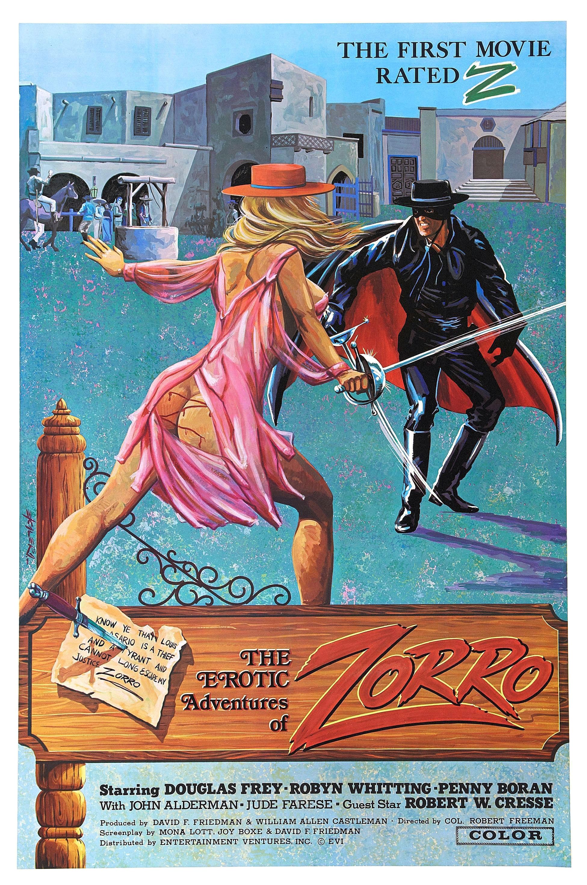 The Erotic Adventures of Zorro movie poster