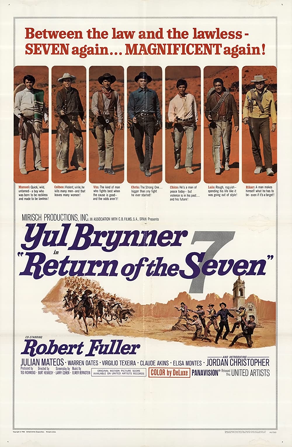 Return of the Seven movie poster