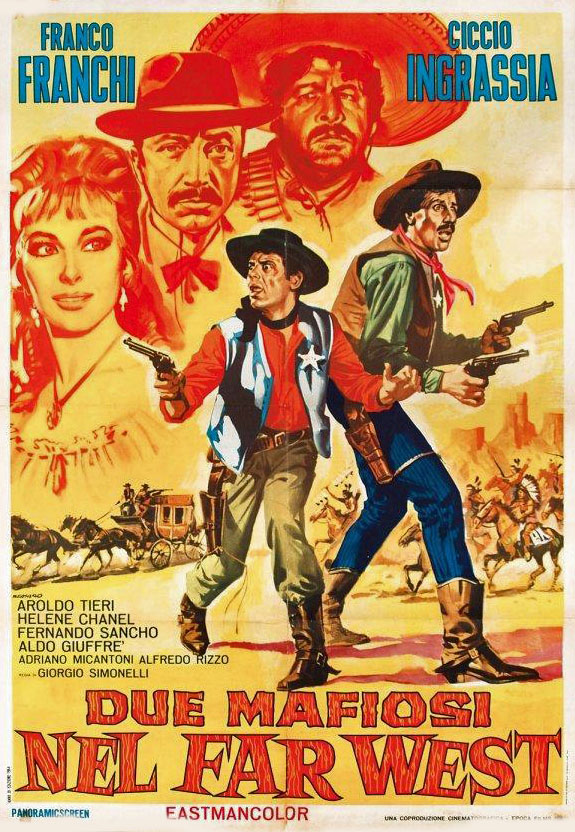 Two Mafiamen in the Far West movie poster