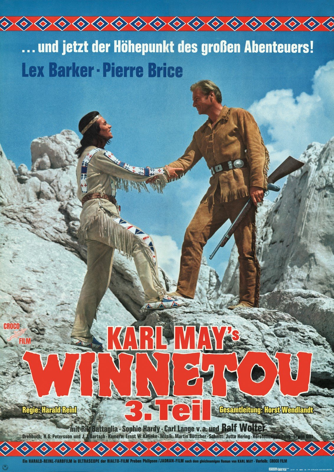 Winnetou III movie poster