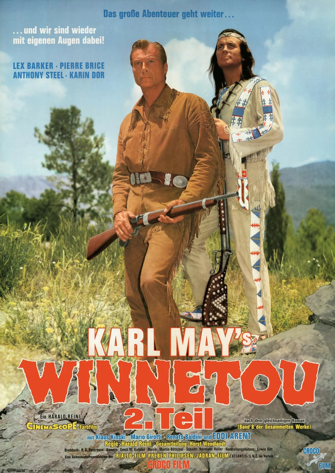 Winnetou II movie poster
