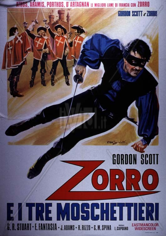 Zorro and the Three Musketeers movie poster