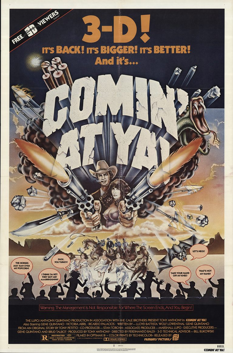 Comin at Ya movie poster