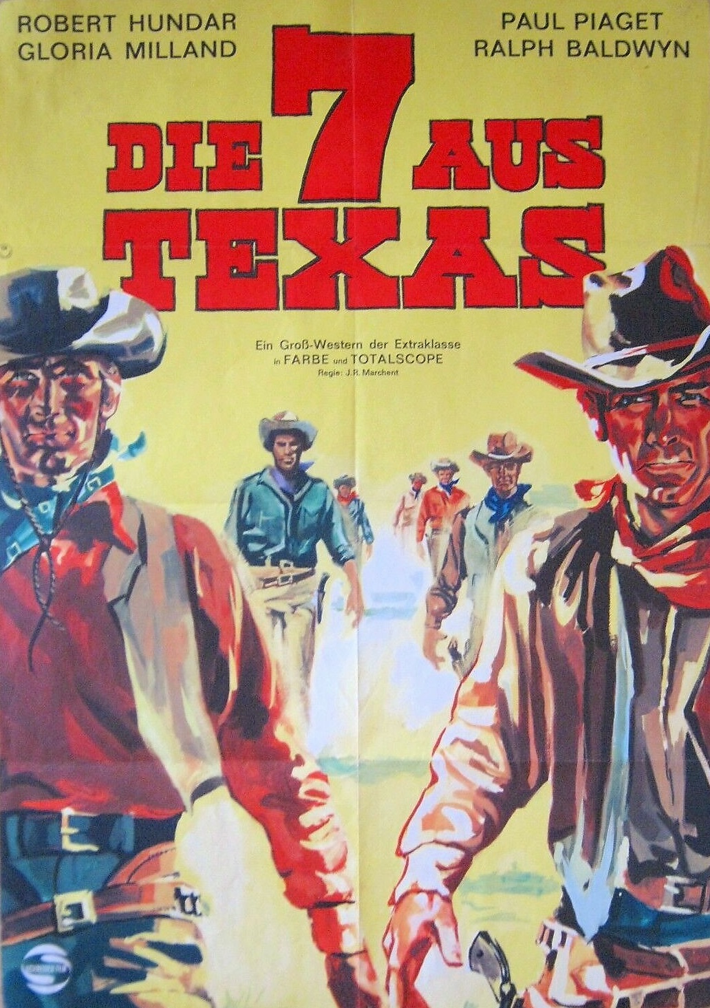 The Seven From Texas movie poster