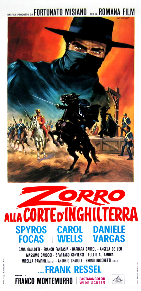 Zorro in the Court of England movie poster