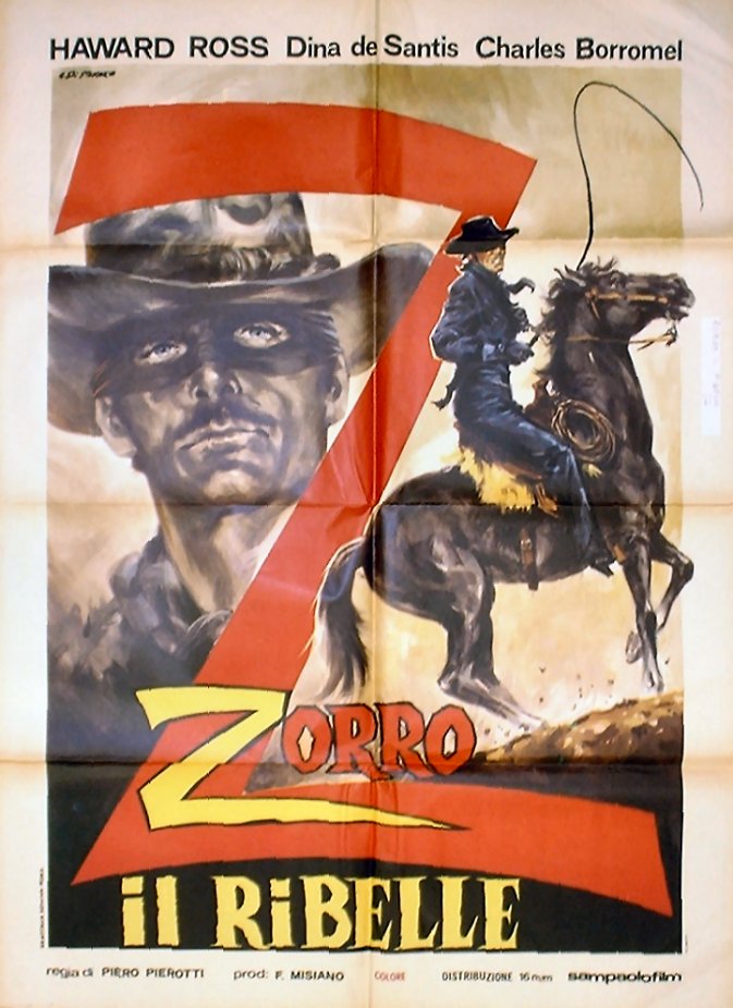 Zorro the rebel movie poster
