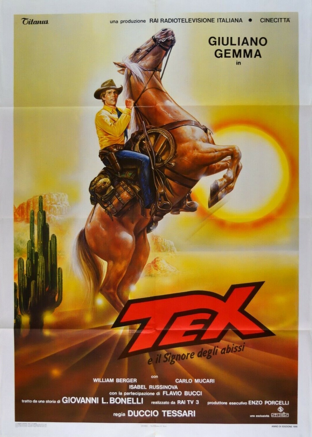 Tex and the Lord of the Deep movie poster